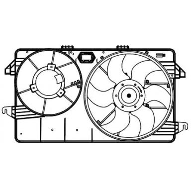 Вентилятор охлаждения в сборе с электроприводом LFK 1002