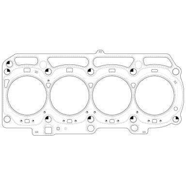 Прокладка ГБЦ LES 11910
