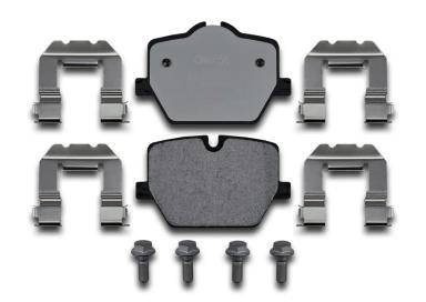 Колодки тормозные дисковые задние BPR167PG