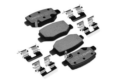 Колодки тормозные дисковые задние BPR156PG