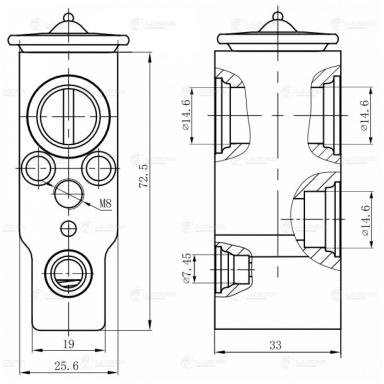 Клапан расширительный кондиционера LTRV 0802