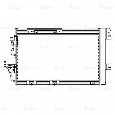 Радиатор кондиционера LRAC 21165