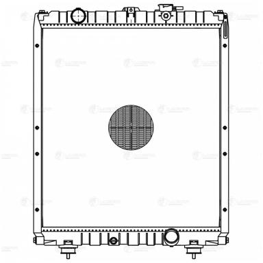 Радиатор двигателя LRc 0809