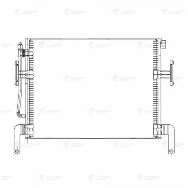 Радиатор кондиционера LRAC 0928