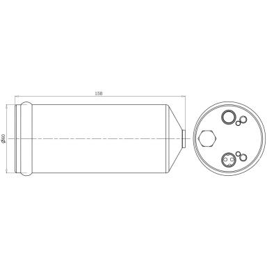 Ресивер-осушитель кондиционера LCR 1110