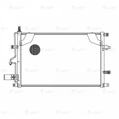 Радиатор кондиционера LRAC 1055