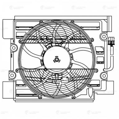 Вентилятор охлаждения в сборе с электроприводом LFAC 2639