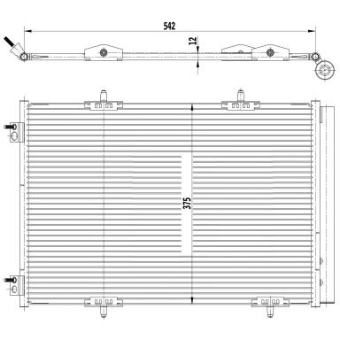 Радиатор кондиционера LRAC 2013
