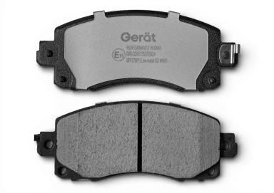 Колодки тормозные дисковые передние BPF278PG