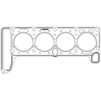 Прокладка ГБЦ LES 10105
