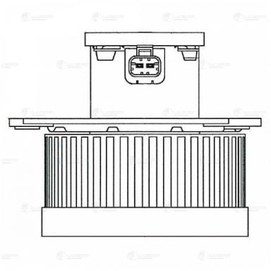Мотор отопителя салона LFh 0520