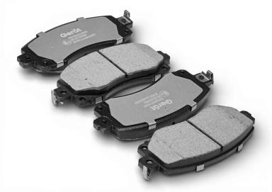 Колодки тормозные дисковые передние BPF278PG