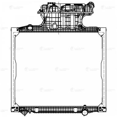 Радиатор охлаждения LRC 1283
