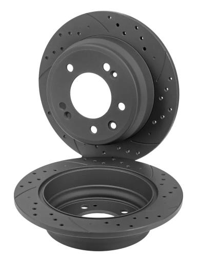 Диск тормозной задний DSK-R137W