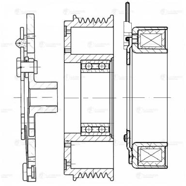 Муфта электромагнитная компрессора кондиционера LMAC 1801