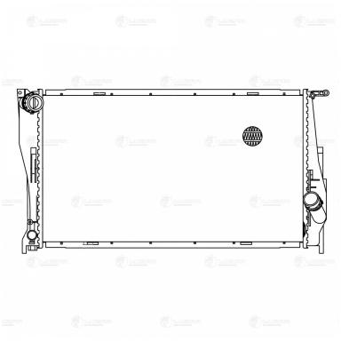 Радиатор двигателя LRc 26103