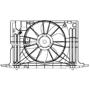 Вентилятор охлаждения в сборе с электроприводом LFK 1914