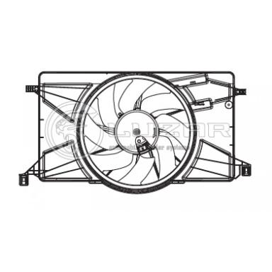 Вентилятор охлаждения в сборе с электроприводом LFK 1075
