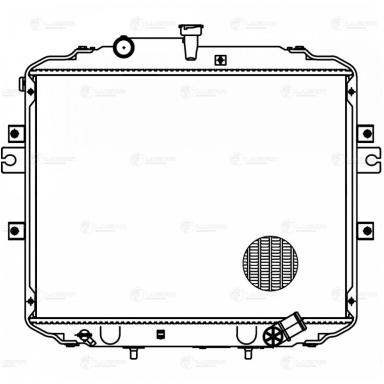 Радиатор двигателя LRc 0818