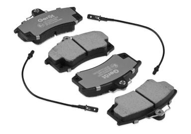 Колодки тормозные дисковые передние BPF147PG