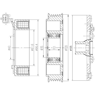 Муфта кондиционера LMAC 0178
