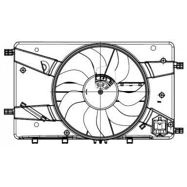 Вентилятор охлаждения в сборе с электроприводом LFK 21106