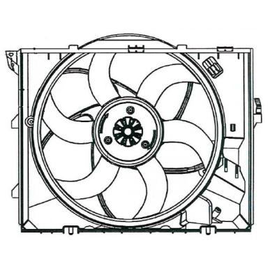 Вентилятор охлаждения в сборе с электроприводом LFK 26173