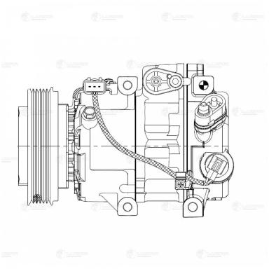 Компрессор кондиционера LCAC 0805
