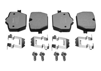 Колодки тормозные дисковые задние BPR167PG