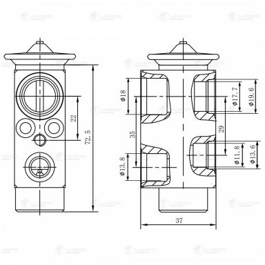 Клапан расширительный кондиционера LTRV 2626