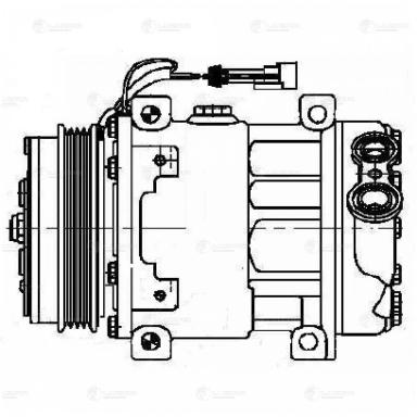 Компрессор кондиционера LCAC 1680