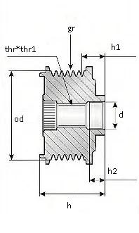 Шкив TT64289