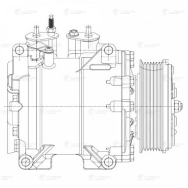 Компрессор кондиционера LCAC 23BB