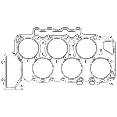 Прокладка ГБЦ LES 11813