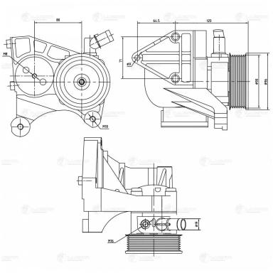 Насос гидроусилителя руля LPS 1602
