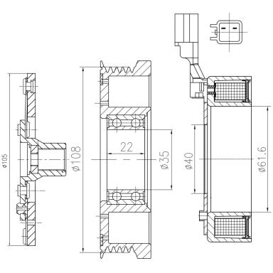 Муфта кондиционера LMAC 1039