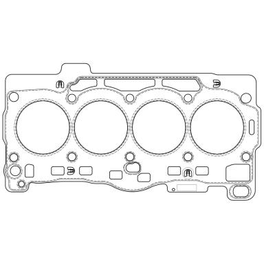 Прокладка ГБЦ LES 11807