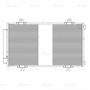 Радиатор кондиционера LRAC 2464