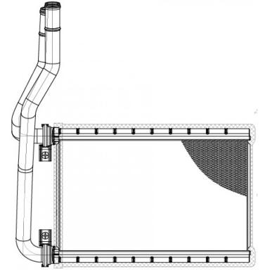 Радиатор отопителя LRh 2479