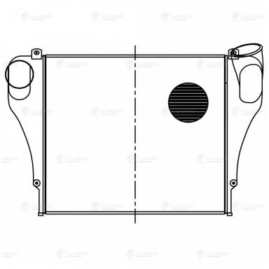 Радиатор интеркулера LRIC 0701