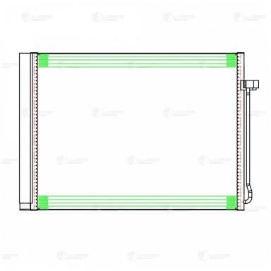Радиатор кондиционера LRAC 26193