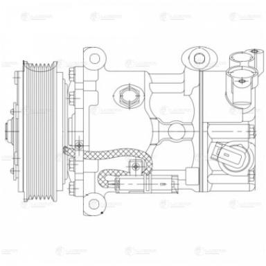 Компрессор кондиционера LCAC 20Z6
