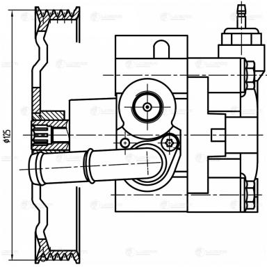 Насос гидроусилителя руля LPS 2401