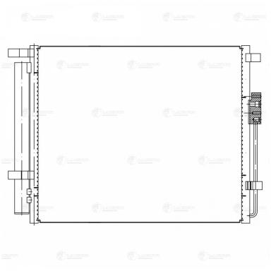 Радиатор кондиционера LRAC 0821