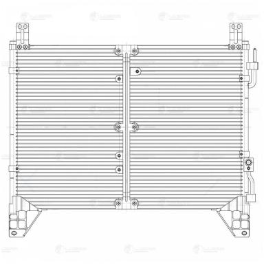Радиатор кондиционера LRAC 1752