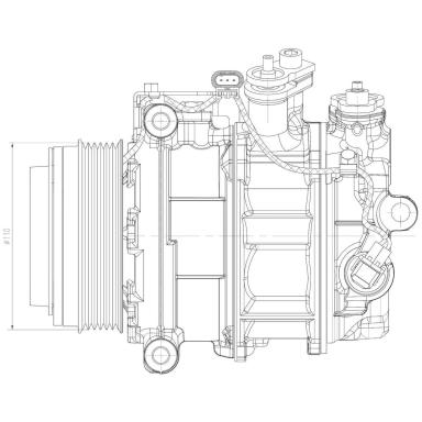 Компрессор кондиционера LCAC 1547