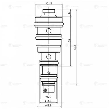 Клапан регулирующий компрессора кондиционера LCCV 0503