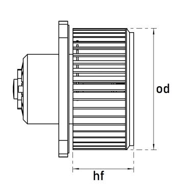 Мотор отопителя TT21172