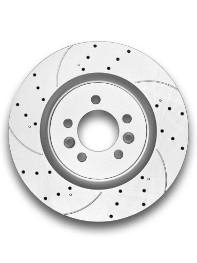 Диск тормозной передний вентилируемый DSK-F218P