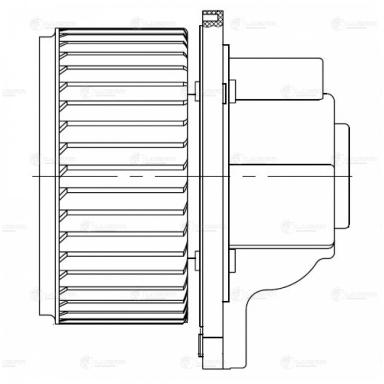Мотор отопителя салона LFh 1701